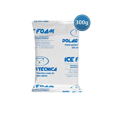 Gelo Artificial Espuma Ice Foam 300G - Kit com 03 Unidades