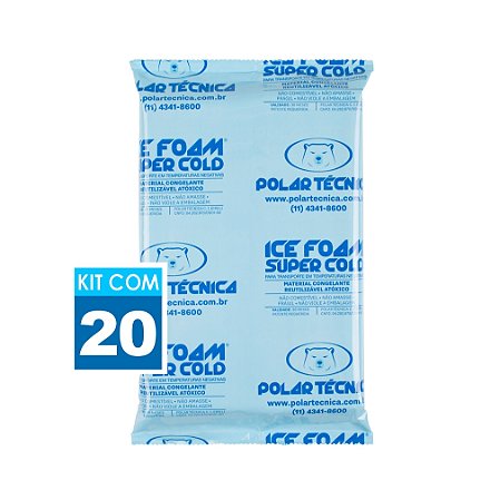 PCM Ice Foam: Super Cold® 700g | Caixa Fechada com 20 unidades