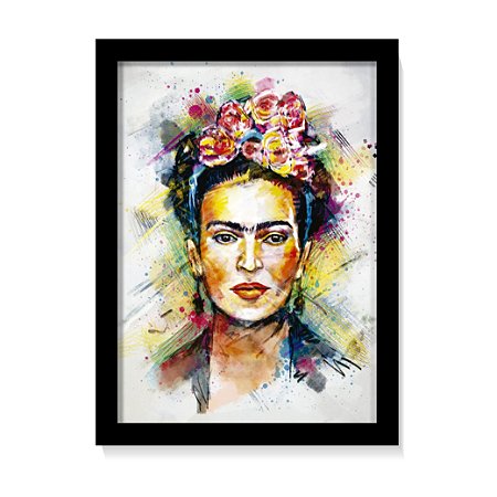 Quadro Decorativo Frida Kahlo Arte Color
