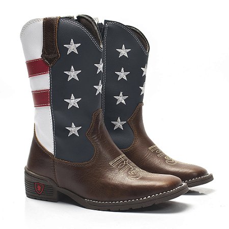 Bota Texana Infantil Texas Gold EUA