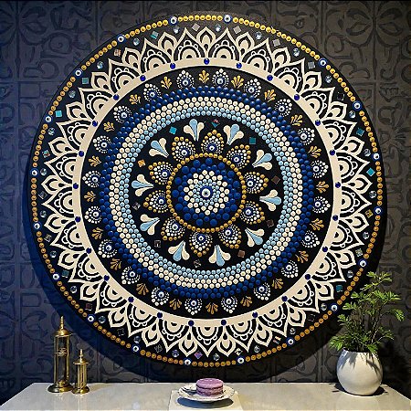 Mandala Olho Grego 60 cm