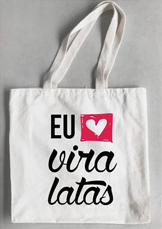 Ecobag Amo vira latas