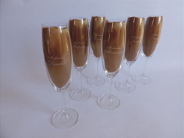 Taça de Champanhe de Cristal