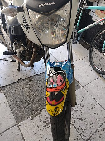 Paralama Grafitado - Aerografia - Titan 160- Tio Patinhas - Eua