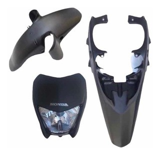 Frontal + Farol, Paralama Dianteiro E Bico Xre 300 Preto