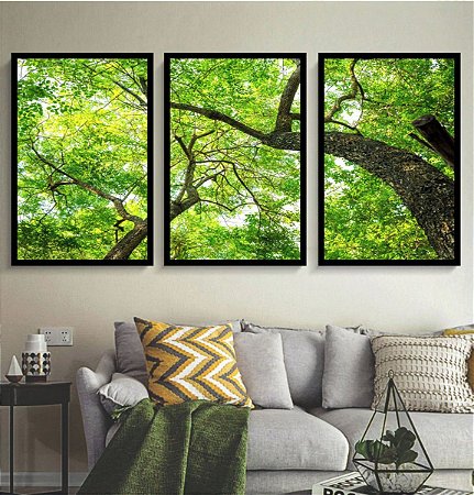 Quadro Arvores Verdes