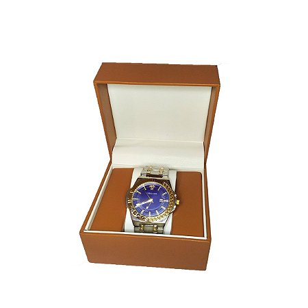 Relogio Feminino Dourado Versa-ce Luxo Envio Imediato