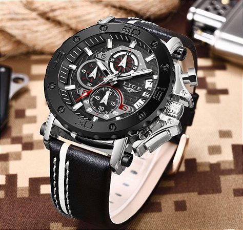 Relógio Lige Masculino Quartzo Lançamento Envio Imediato