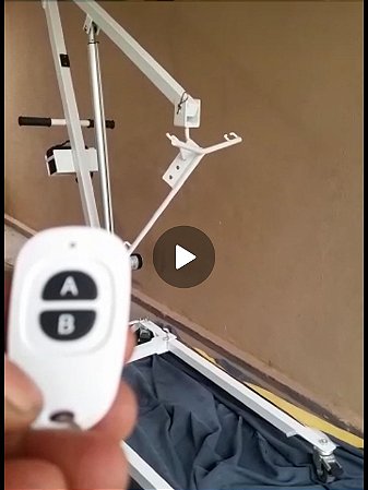 Guincho de Transferência para Acamados Com Controle Remoto Cadeirantes, Idosos e Pessoa com Mobilidade Reduzida - Lift