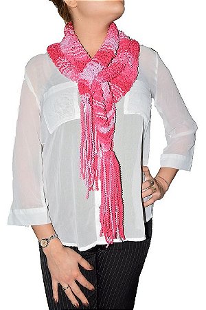 Cachecol Rosa Mesclado