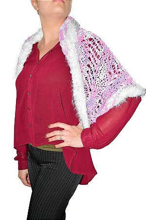 Xale Rosa Mesclado   VENDIDO
