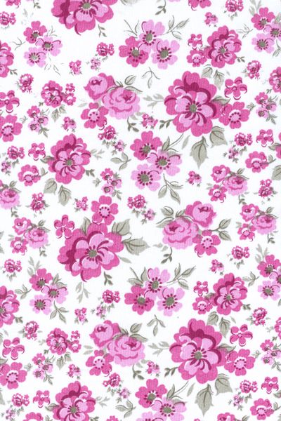 Floral DESENHO SG 2017-03 Rosa - Tricoline 100% Algodão (0,50 compr. x largura 1,50m)