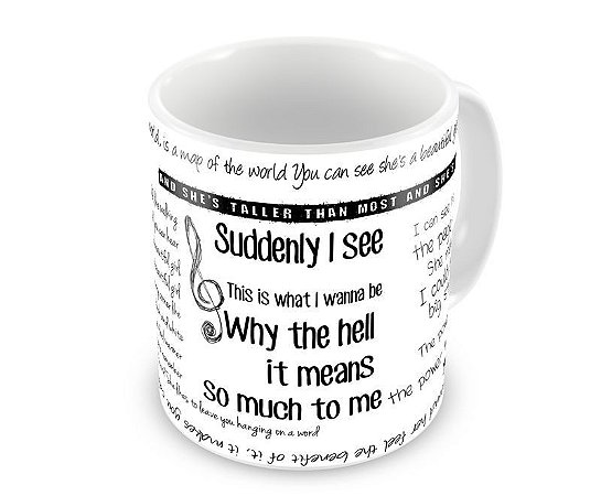 Caneca Música - Suddenly I see