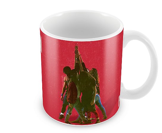 Caneca porcelana branca personalizada Pearl Jam