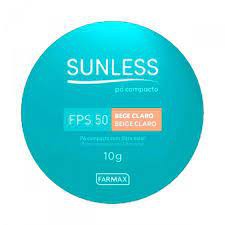 Pó compacto Sunless com FPS 50 Sunless - BEGE CLARO