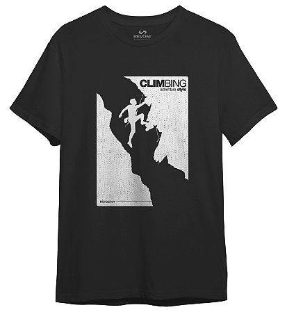 Camiseta Masculina Revost Climbing - Preto