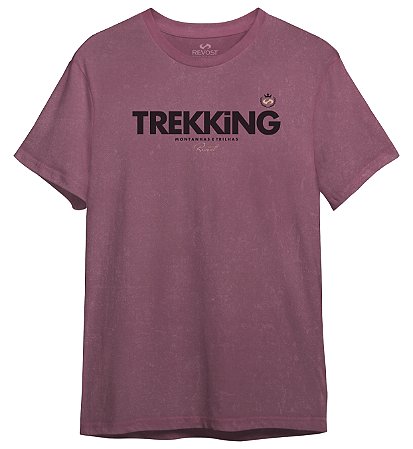 Camiseta Masculina Revost Estonada - Bordô