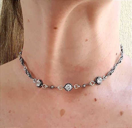 COLAR CHOKER DIVA ROCKER