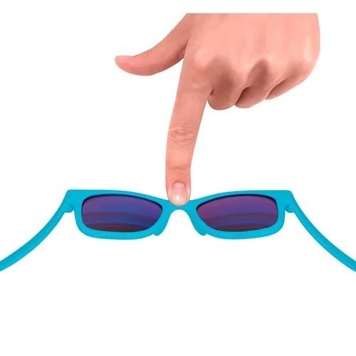 Óculos De Sol Para Bebê Buba com Lenço Azul, 0m+