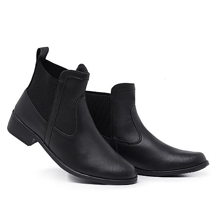 Bota Feminina Cano Curto Elástico