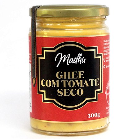 Ghee com Tomate Seco 300g | Madhu Ghee