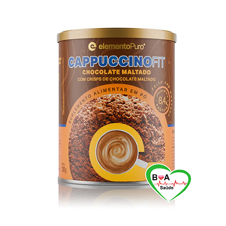 CAPPUCCINO FIT CHOCOLATE MALTADO 200g ELEMENTOPURO
