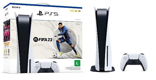 Console PlayStation 5 Digital Edition + Jogo FIFA 23 - PS5 - ShopB - 14  anos!