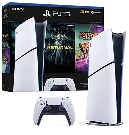 Sony Playstation 5 1TB Slim Digital Pack 2 jogos