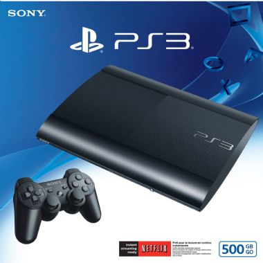 Sony PlayStation 3 Slim Console 500GB - Black