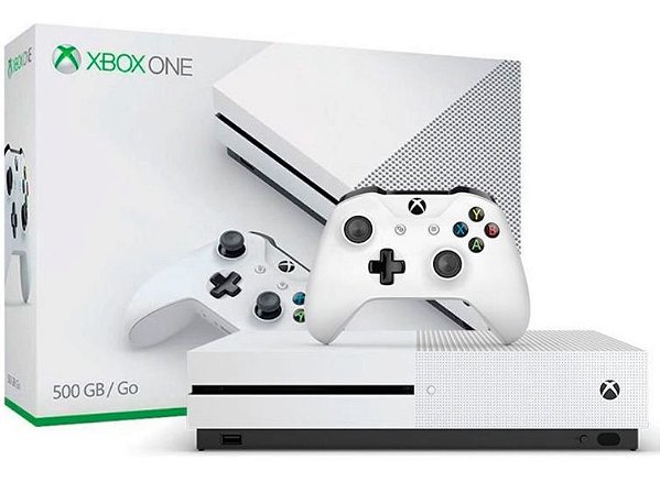 Vídeo game Microsoft XBox One S 500GB Branco + Jogo Forza Horizon 3