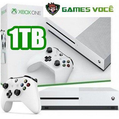 xbox one slim 1 tera - Games Você Compra Venda Troca e Assistência