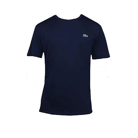 Camiseta Lacoste Sport Gola Redonda - Azul Marinho