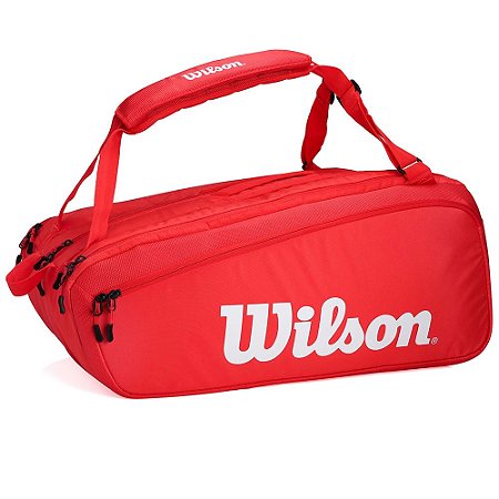 Raqueteira Wilson Super Tour X15 - Vermelha