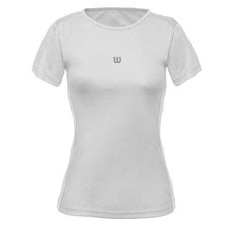 Camiseta Wilson Core SS Feminina - Branca