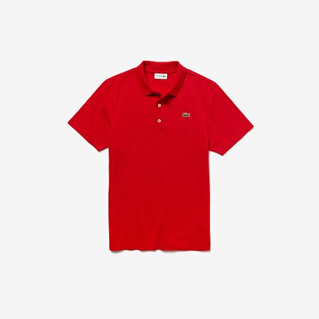 Camisa Polo Lacoste Sport Tennis Regular Fit Malha Superleve - Vermelha