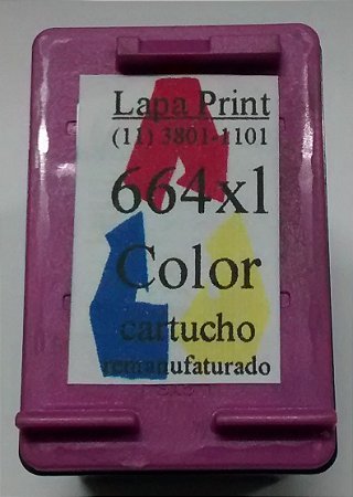 Cartucho hp 664XL Color