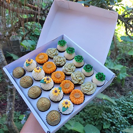 Caixa Para 25 Brigadeiros (Com berço) - 10 unidades