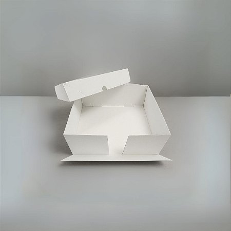 Caixa Bolo Branca - 16x15x10 cm - 10 Unidades
