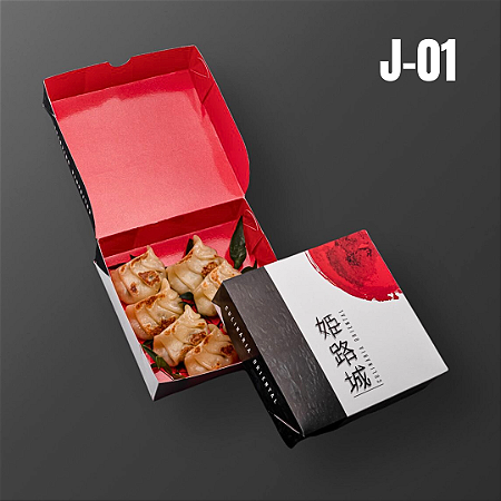 Caixa sushi - 14,5x14,5x4 cm - 50 unidades
