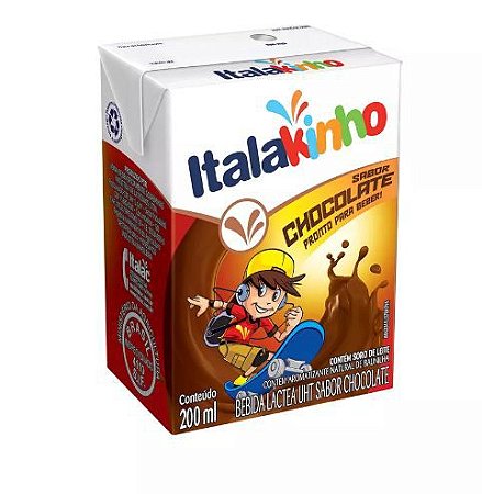 Bebida Lactea Italac 200Ml Tp Chocolate Bebida Lactea Chocolate (7898080640239)
