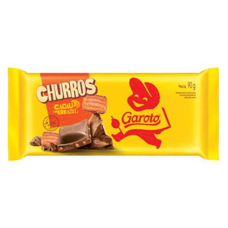 CHOCOLATE GAROTO 90G CHURROS