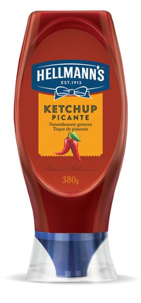 CATCHUP HELLMANNS 380G PICANTE SQUEEZE