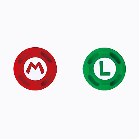 Protetor Analogico Nintendo Switch - Par Mario e Luigi