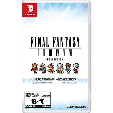 Final Fantasy I-VI Pixel Remaster Collection Anniversary Edition - Nintendo Switch