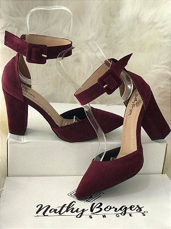 scarpin marsala