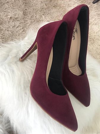 scarpin marsala
