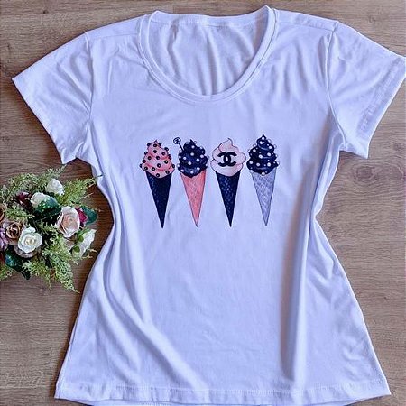 Camiseta feminina t-shirt  sorvete