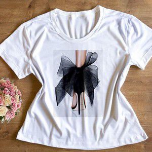 T-shirt feminina Sapato Glamour Tumblr, baby look , blusinhas e camisetas