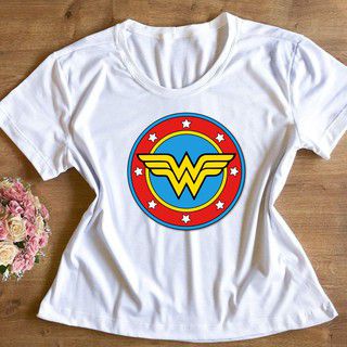 T-shirt feminina Mulher Maravilha Tumblr, baby look , blusinhas e camisetas
