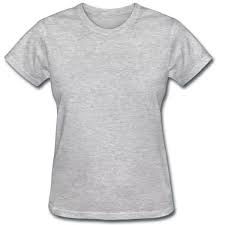 camiseta cinza mescla baby look